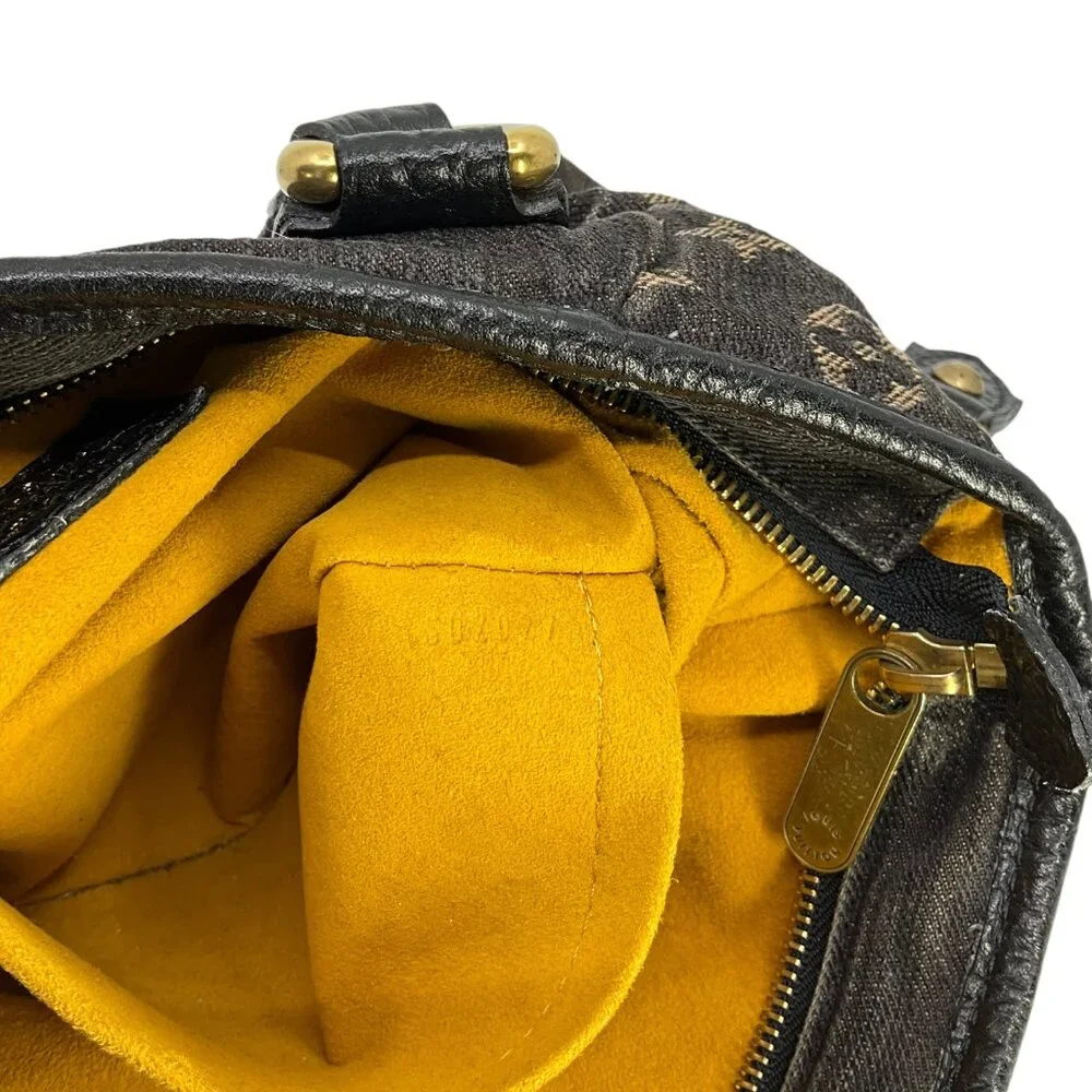 LOUIS VUITTON Monogram Denim Baggy PM Blue - Picture 11 of 11